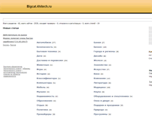 Tablet Screenshot of bigcat.4hitech.ru
